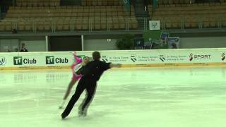 10 O OLTMANNS  J SANTILLAN USA  ISU JGP Austria 2011 Junior Pairs Short Program [upl. by Elene]