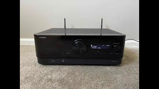 How to Factory Reset Yamaha RXV4A 52 HDMI 8K Bluetooth WiFi Home Theater Surround Receiver [upl. by Takara]