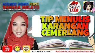 TIP MENULIS KARANGAN CEMERLANG  BAHASA MELAYU TAHUN 4 5 amp 6 FORMAT UPSR [upl. by Saretta]