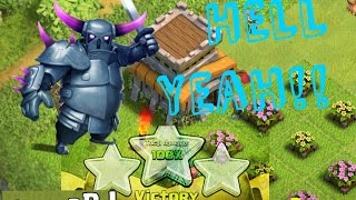 Clash of Clans  TH8 How to use Pekka  Mass PEKKA Attack PeGiWiz 3 Star  How to use Pekkas [upl. by Renault]