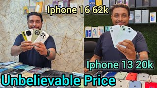 Unbelievable Price এ iphone  iphone 13 only 20k  iphone 16 only 62k  iphone 15 only 47k [upl. by Airpal]