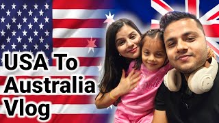 USA 🇺🇸 to Australia 🇦🇺 🦘  My First Time Visit [upl. by Changaris485]