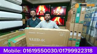 Hisense TV Customer Reviews  Hisense 43U6F3 43quot Android 4K ULED Google TV Price in Bangladesh [upl. by Bela]