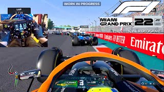 F1 2022 NEW Miami FIRST IMPRESSIONS wThrustmaster SF1000 [upl. by Nofpets]