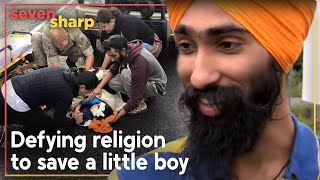 You did such a wonderful thing Huge surprise for hero Sikh man  Seven Sharp [upl. by Plath852]