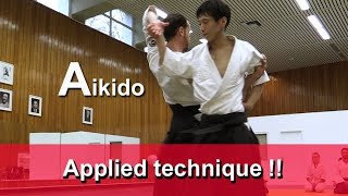 Aikido  Applied technique Kokyu Nage Shirakawa Ryuji shihan [upl. by Anuahsal]