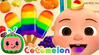 The Colors Song with Popsicles  CoComelon  Moonbug Kids  Color Time [upl. by Pell]