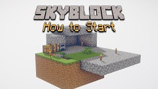 How to Start Skyblock [upl. by Einahpats]