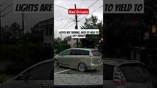 Bad drivers baddrivers dashcam vancouver cars traffic britishcolumbia [upl. by Schoening659]