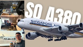 SINGAPORE AIRLINES A380 SQ232 Sydney to Singapore [upl. by Alfonzo108]