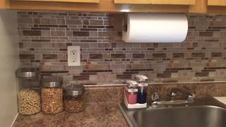 Crystiles DIY Peel amp Stick Backsplash for Kitchen and Bathroom [upl. by Belshin828]