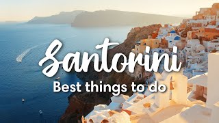 SANTORINI GREECE  8 BEST Things To Do In Santorini [upl. by Iormina]