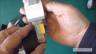 14 How to build a threewheeled LEGO EV3 robot [upl. by Ahsietal]