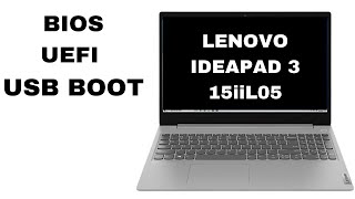 Lenovo IdeaPad 3 BIOS And UEFI USB Boot [upl. by Ibrad]