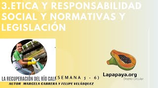 3Etica y responsabilidad social y Normativas y Legislación [upl. by Harri138]