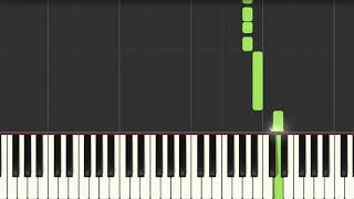 Pennies From Heaven Johnny Burke and Arthur JohnstonEasyPiano Tutorial Synthesia Right Hand Only [upl. by Ossy629]