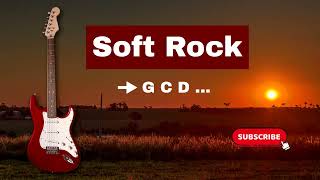 Soft Rock Backing Track 1  G C D  Guitar  70 bpm [upl. by Waddington]