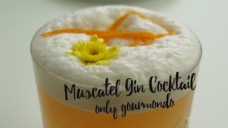 Muscatel Gin Cocktail Rezept Gourmondo Food Studio [upl. by Mannuela]