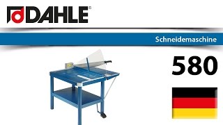 AtelierSchneidemaschine DAHLE 580 [upl. by Alano]