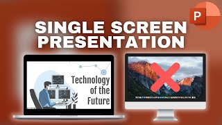 How to show a PowerPoint presentation on only one monitor  PowerPoint for Mac [upl. by Yetta37]