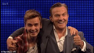 Joe Sugg makes history as he banks £201000 on The Chase Celebrity Special leaving host Bradley Walsh [upl. by Htesil]