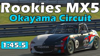 iRacing Global MX5 Cup Rookies  Okayama Full Course Track Guide  1455  2023 Season 4 [upl. by Letnahs]