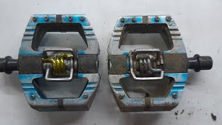 Crank Brothers Enduro pedal release spring replacement [upl. by Demmer]