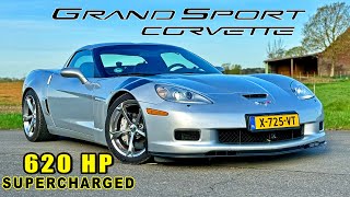 Corvette C6 Supercharged  310KMH  194MPH REVIEW on Autobahn [upl. by Kassab]