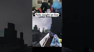 Fails caught on live stream roblox robloxrivals rivalsroblox robloxfyp robloxgameplay [upl. by Eentihw]