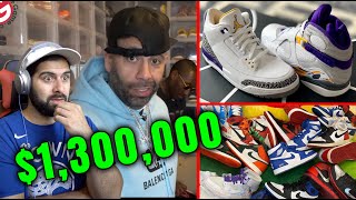 MAYORS SNEAKER COLLECTION IS INSANE 🤯 WORTH 13 MILLION  Reacting to his HEAT [upl. by Cates]