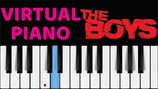 The Boys Virtual Piano Easy  Sheets [upl. by Gylys]