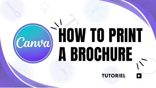 How to print brochure from Canva [upl. by Netsrijk]