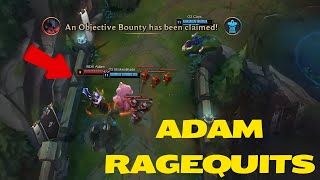 G2 Makes BDS Adam Ragequit  LEC 2024 [upl. by Nbi]