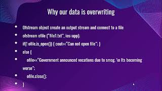 Basics of File Handling in C Part 3  Why File Data is Overwriting Urdu  Hindi [upl. by Beal]