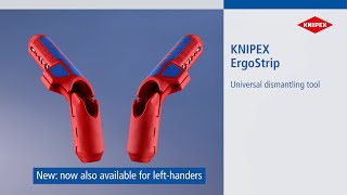 KNIPEX ErgoStrip® L Universal Dismantling Tool lefthanded version 16 95 02 SB [upl. by Dymphia]