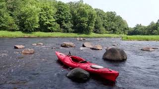 Kayaking the Jump River  CR M Wayside to Village Park Landing [upl. by Sorvats]