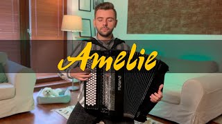 Yann Tiersen  La Valse dAmelie Accordion Cover [upl. by Drageruaeb201]