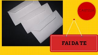 Come Creare una Busta da Lettere How to create an envelope [upl. by Sublett]