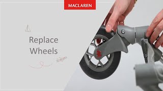 How to Replace the Wheels on your Maclaren stroller [upl. by Song985]