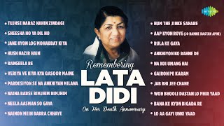 Remembering Lata Didi On Her 1st Death Anniversary  NonStop Evergreen Hindi Songs  All Time Best [upl. by Grefer]