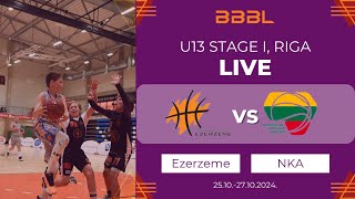 Ezerzeme Rēzekne 2012 vs NKA 2 Margalis 2012  BBBL Boys U13 [upl. by Johnna596]