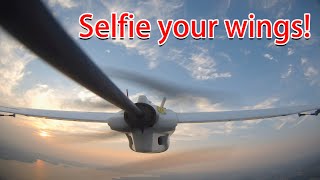 Selfie your wings and drones by Hawkeye firefly thumb cam 2 [upl. by Ellita]