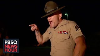 The chaos and fog of the first night of Marine Corps boot camp [upl. by Fen511]