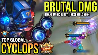 CYCLOPS BEST BUILD 2024  TOP GLOBAL CYCLOPS GAMEPLAY  MOBILE LEGENDS✓ [upl. by Arnelle394]