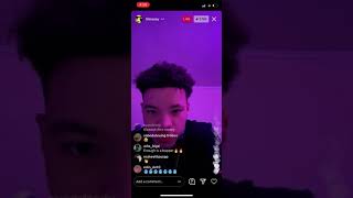 Lil Mosey IG Live 13221 [upl. by Aliuqat]