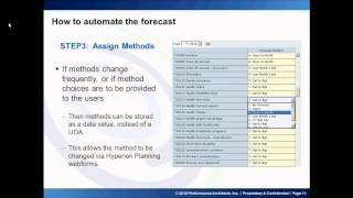 Automating the Forecast with Oracle Hyperion Planning [upl. by Llenwad]