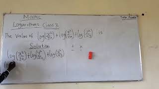 Complete Logarithms Tutorial Problem Solving amp Essential Logarithmic Laws Explained  Tutor Ayodele [upl. by Fermin145]