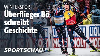 BiathlonWM Johannes Thingnes Bö holt sieben Medaillen in Oberhof  Sportschau [upl. by Eelyk]