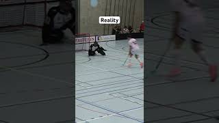 Insta vs reality 🙄 unihockey [upl. by Ferren856]