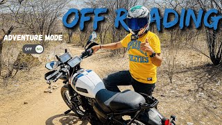 OffRoading on Yezdi Adventure best Offroad motorcycle in India under a budget [upl. by Notlit]